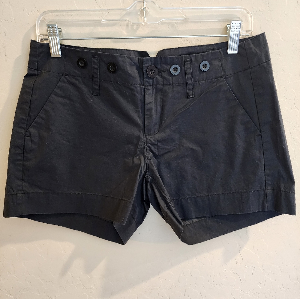 Navy blue paper boy shorts in a size 2